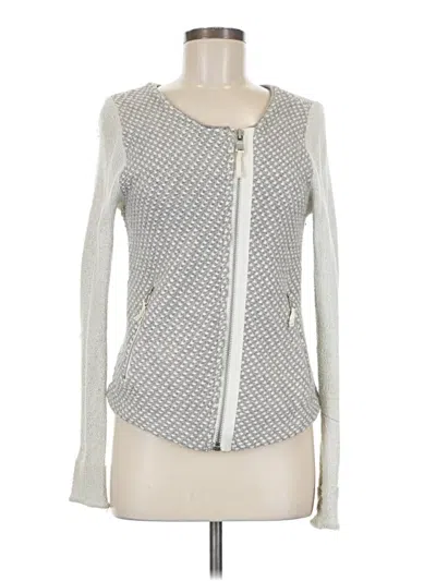 Pre-owned Lou & Grey For Loft Cardigan Sweater In Gray
