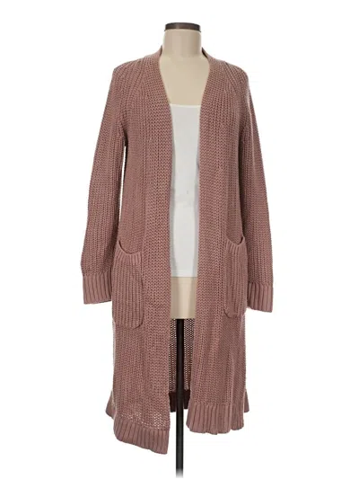 Pre-owned Lou & Grey For Loft Cardigan Sweater In Pink