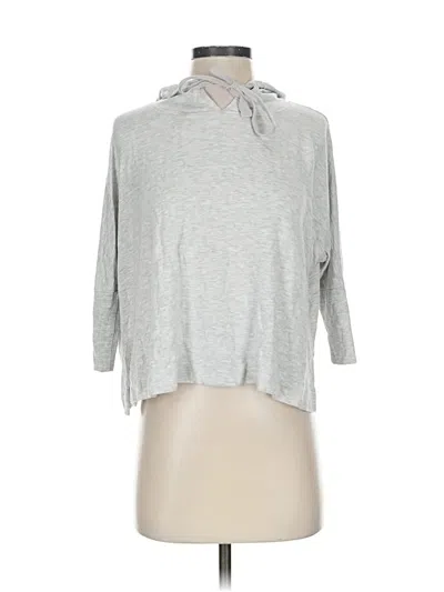 Pre-owned Lou & Grey For Loft Cardigan Sweater In Silver
