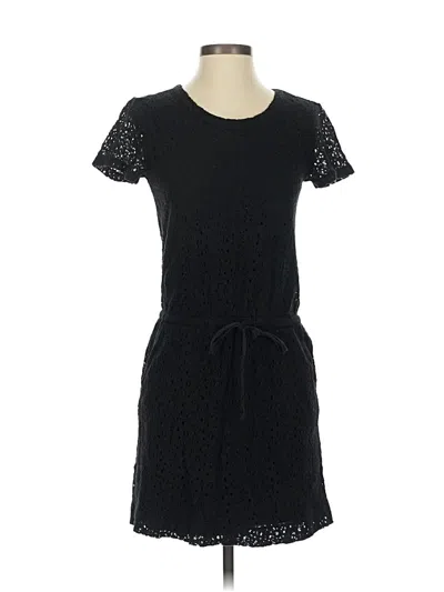Pre-owned Lou & Grey For Loft Casual Dress In Black