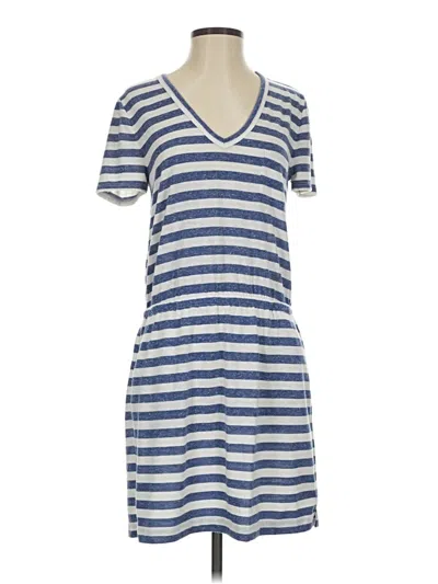 Pre-owned Lou & Grey For Loft Casual Dress In Blue