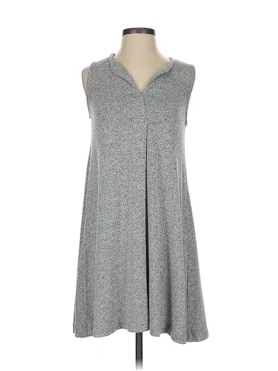 Pre-owned Lou & Grey For Loft Casual Dress In Gray
