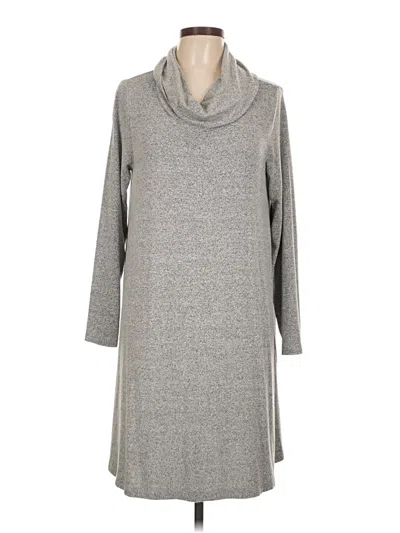 Pre-owned Lou & Grey For Loft Casual Dress In Gray