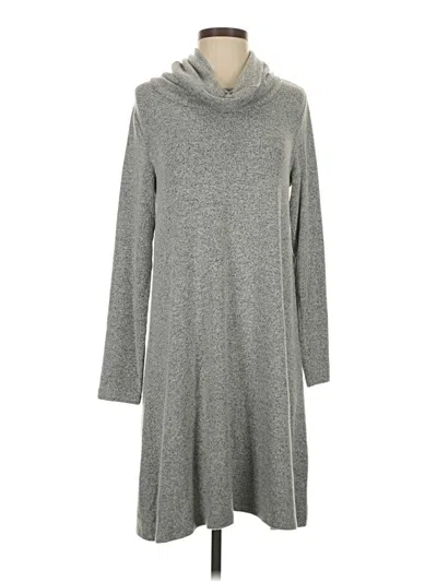 Pre-owned Lou & Grey For Loft Casual Dress In Gray