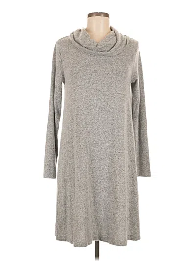 Pre-owned Lou & Grey For Loft Casual Dress In Gray