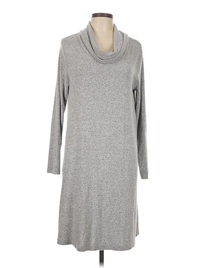 Pre-owned Lou & Grey For Loft Casual Dress In Gray