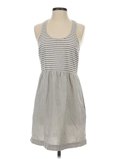 Pre-owned Lou & Grey For Loft Casual Dress In Gray
