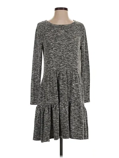 Pre-owned Lou & Grey For Loft Casual Dress In Gray