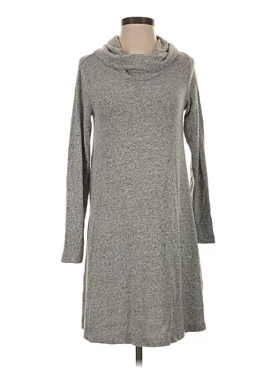 Pre-owned Lou & Grey For Loft Casual Dress In Gray