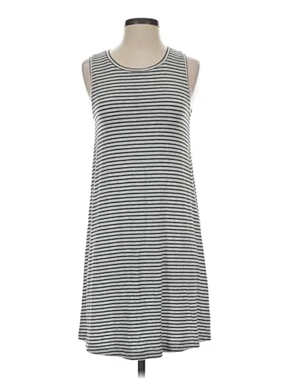 Pre-owned Lou & Grey For Loft Casual Dress In Gray