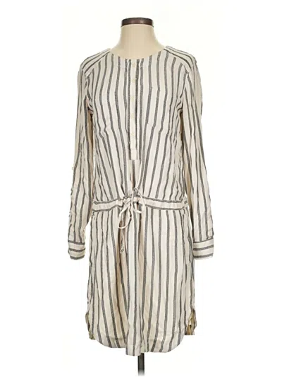 Pre-owned Lou & Grey For Loft Casual Dress In Ivory