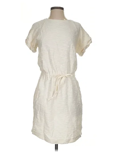 Pre-owned Lou & Grey For Loft Casual Dress In Ivory