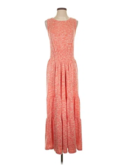 Pre-owned Lou & Grey For Loft Casual Dress In Orange