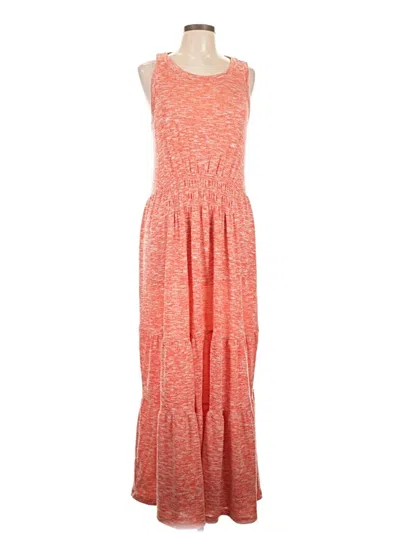 Pre-owned Lou & Grey For Loft Casual Dress In Orange