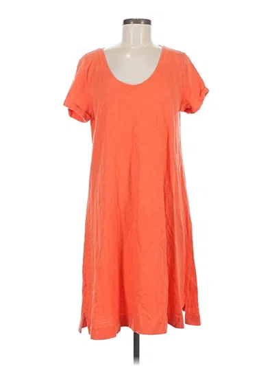 Pre-owned Lou & Grey For Loft Casual Dress In Orange