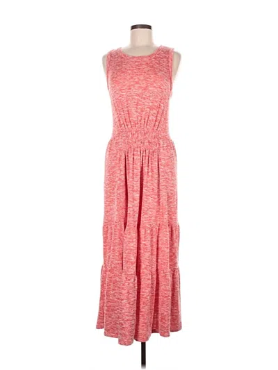Pre-owned Lou & Grey For Loft Casual Dress In Red