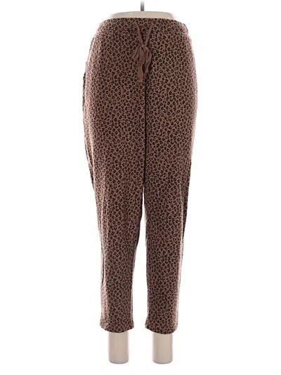 Pre-owned Lou & Grey For Loft Casual Pants In Brown