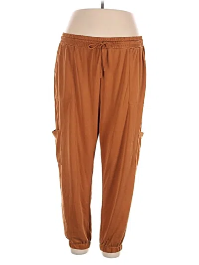 Pre-owned Lou & Grey For Loft Casual Pants In Brown