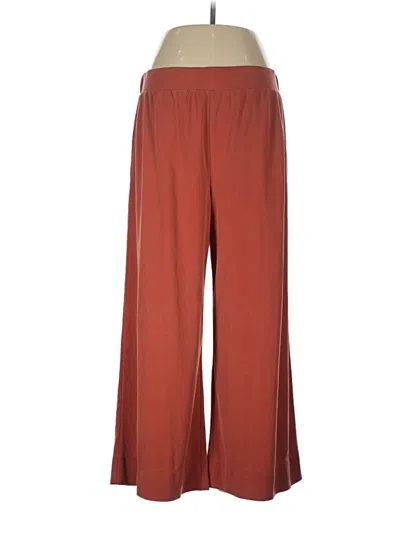 Pre-owned Lou & Grey For Loft Casual Pants In Brown