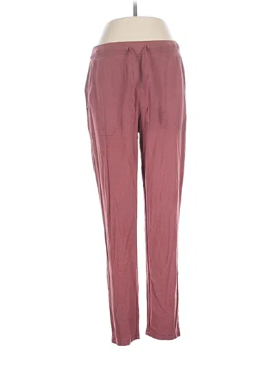 Pre-owned Lou & Grey For Loft Casual Pants In Burgundy