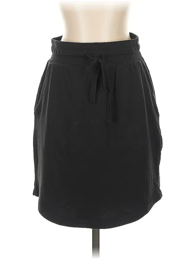 Pre-owned Lou & Grey For Loft Casual Skirt In Black