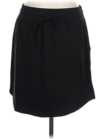 Pre-owned Lou & Grey For Loft Casual Skirt In Black