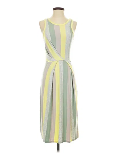 Pre-owned Lou & Grey For Loft Cocktail Dress In Gray