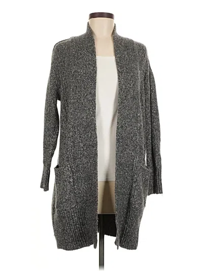Pre-owned Lou & Grey For Loft Kimono In Gray