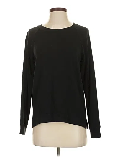 Pre-owned Lou & Grey For Loft Long Sleeve T-shirt In Black