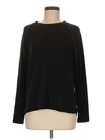 Pre-owned Lou & Grey For Loft Long Sleeve T-shirt In Black