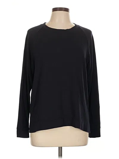 Pre-owned Lou & Grey For Loft Long Sleeve T-shirt In Black