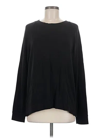 Pre-owned Lou & Grey For Loft Long Sleeve T-shirt In Black