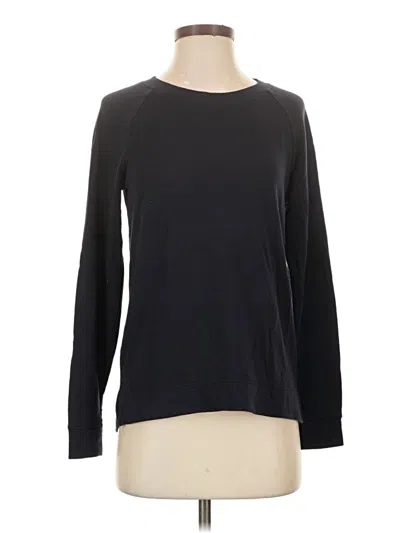 Pre-owned Lou & Grey For Loft Long Sleeve T-shirt In Black