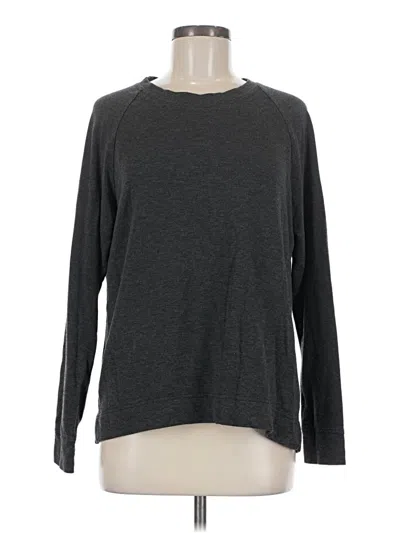 Pre-owned Lou & Grey For Loft Long Sleeve T-shirt In Gray