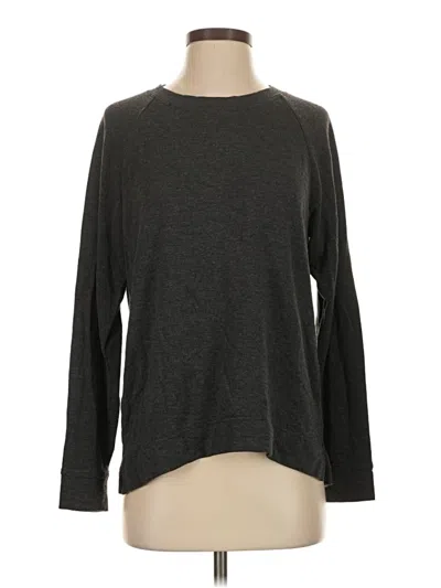 Pre-owned Lou & Grey For Loft Long Sleeve T-shirt In Gray
