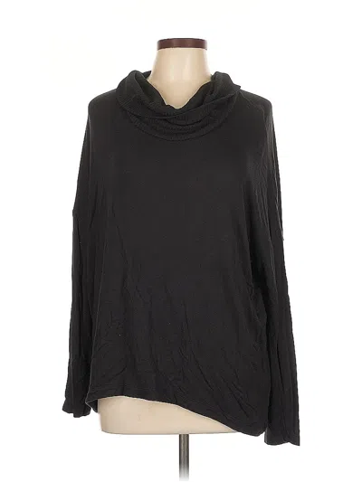 Pre-owned Lou & Grey For Loft Long Sleeve Turtleneck In Black