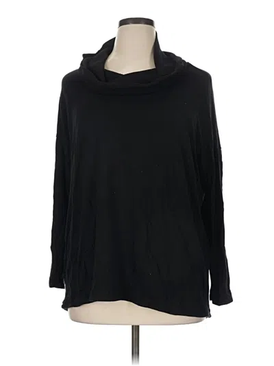 Pre-owned Lou & Grey For Loft Long Sleeve Turtleneck In Black