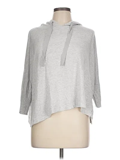 Pre-owned Lou & Grey For Loft Poncho In Silver