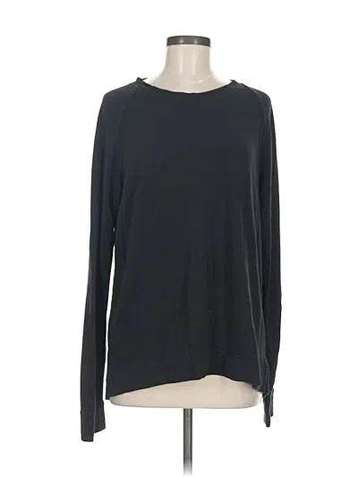 Pre-owned Lou & Grey For Loft Pullover Sweater In Black