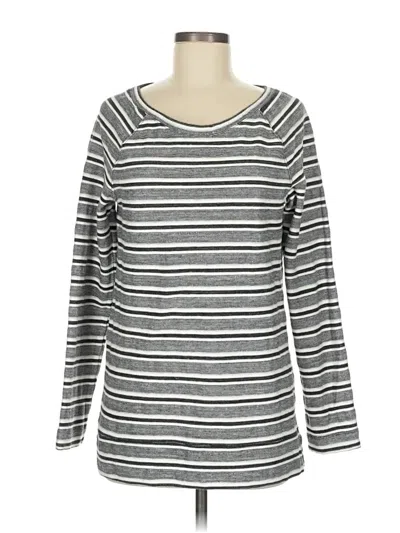 Pre-owned Lou & Grey For Loft Pullover Sweater In Black