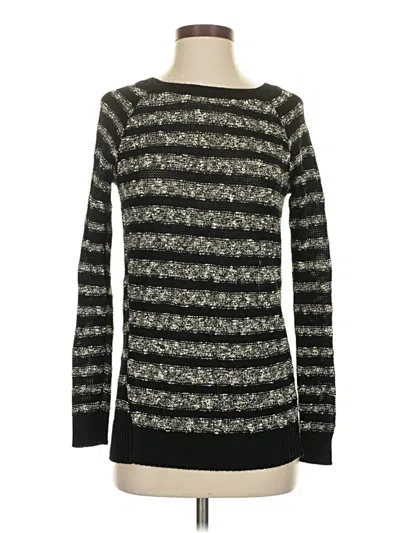 Pre-owned Lou & Grey For Loft Pullover Sweater In Black