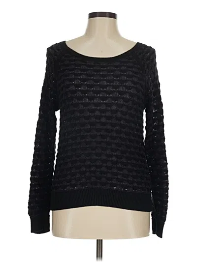 Pre-owned Lou & Grey For Loft Pullover Sweater In Black