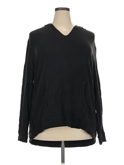 Pre-owned Lou & Grey For Loft Pullover Sweater In Black