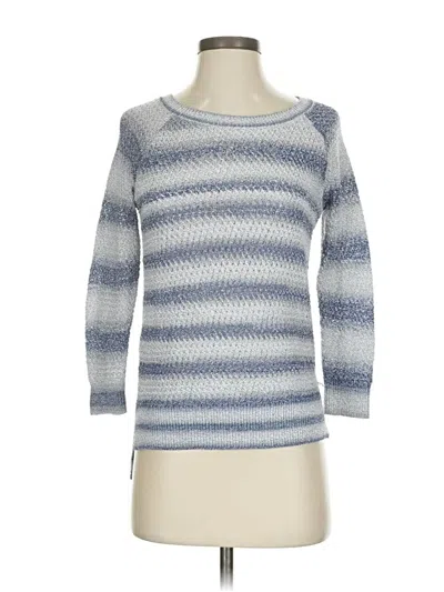 Pre-owned Lou & Grey For Loft Pullover Sweater In Blue