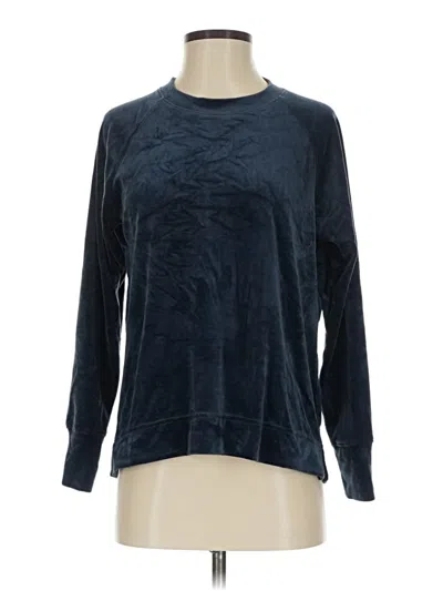 Pre-owned Lou & Grey For Loft Pullover Sweater In Blue