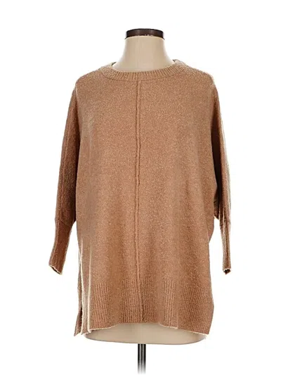 Pre-owned Lou & Grey For Loft Pullover Sweater In Brown