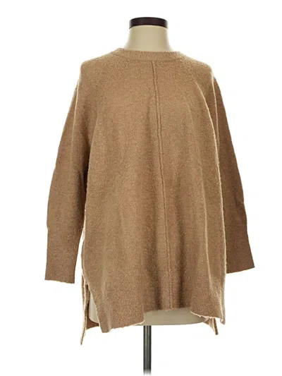 Pre-owned Lou & Grey For Loft Pullover Sweater In Brown