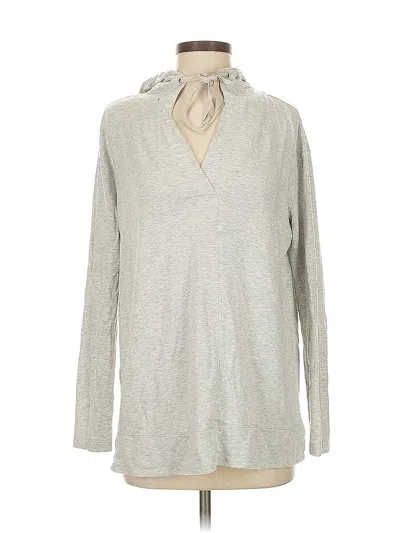 Pre-owned Lou & Grey For Loft Pullover Sweater In Gray