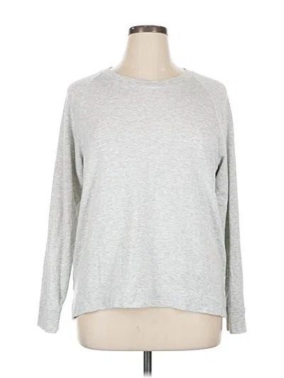 Pre-owned Lou & Grey For Loft Pullover Sweater In Gray