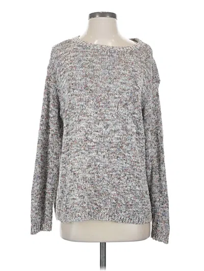 Pre-owned Lou & Grey For Loft Pullover Sweater In Gray